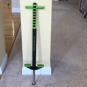 Green pogo stick.